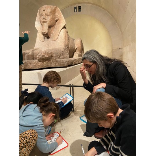 Egypt Louvre children