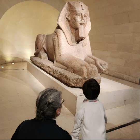 Egypt Louvre children